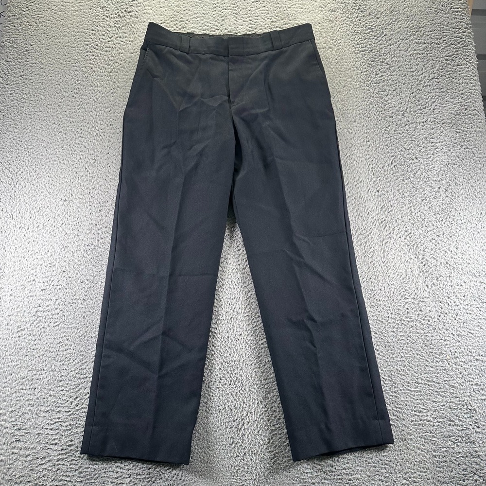 Flying Cross Fechheimer Pant Women 14 Black Polyester Dress Straight Leg Uniform